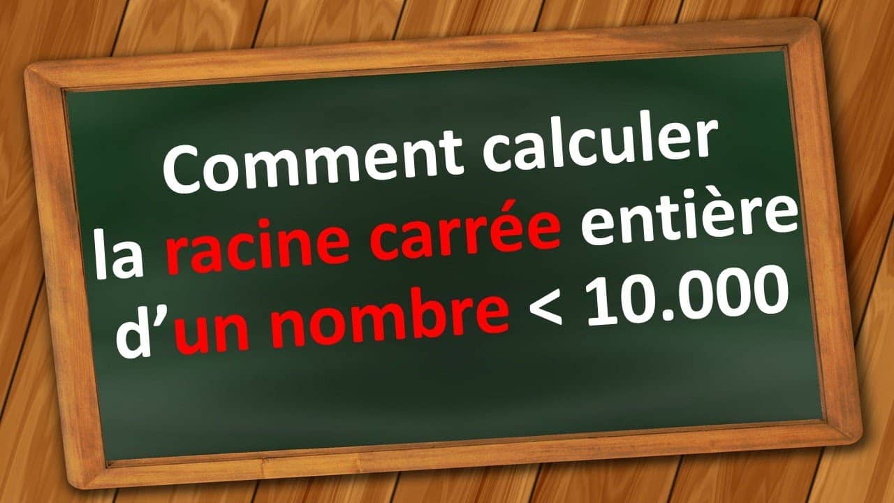 Comprendre la racine carrée de 10 000